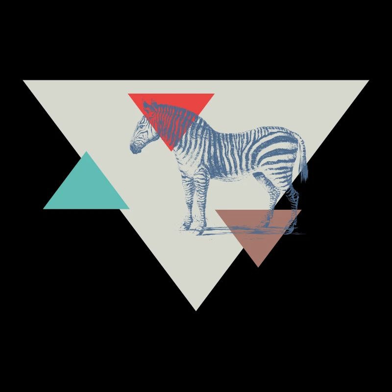 Conception de triangle de zèbre