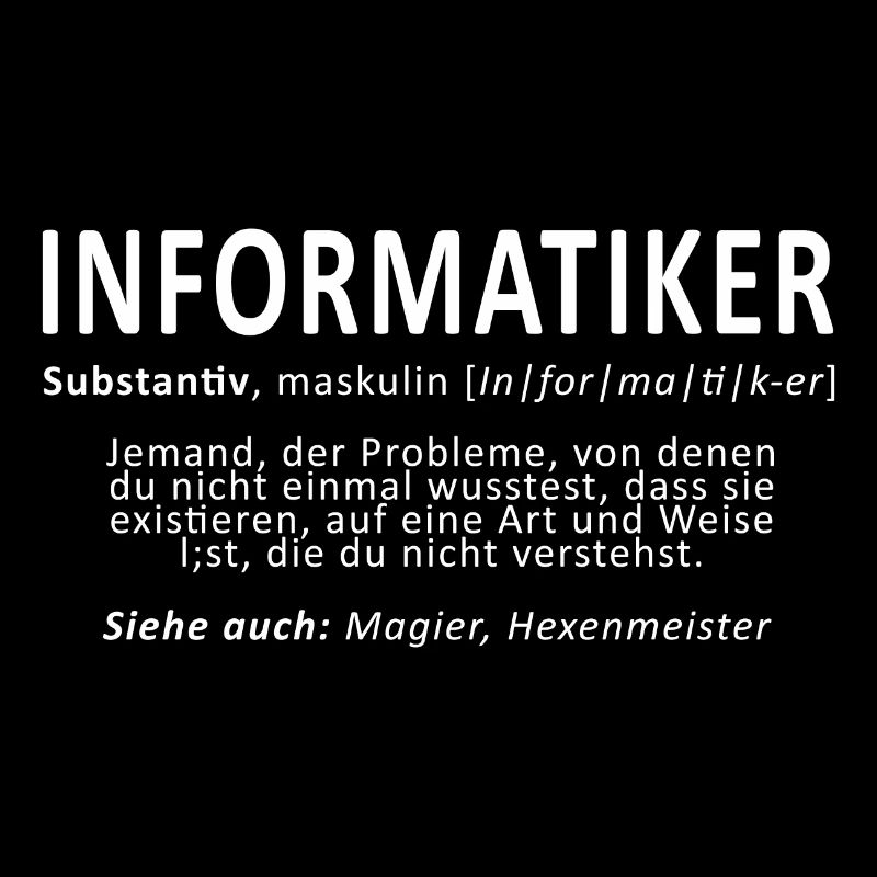 Informatiker PC Computer Internet Nerd Windows Lin