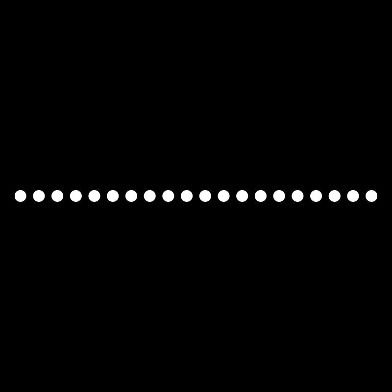 Line underscore points dotted
