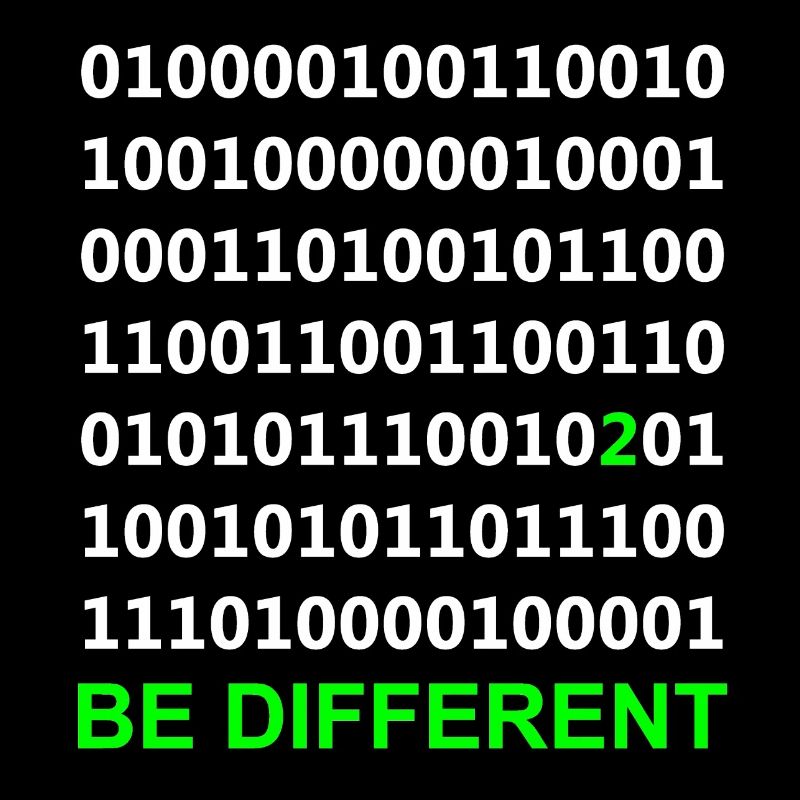 Être différent - Binaire - Numérique