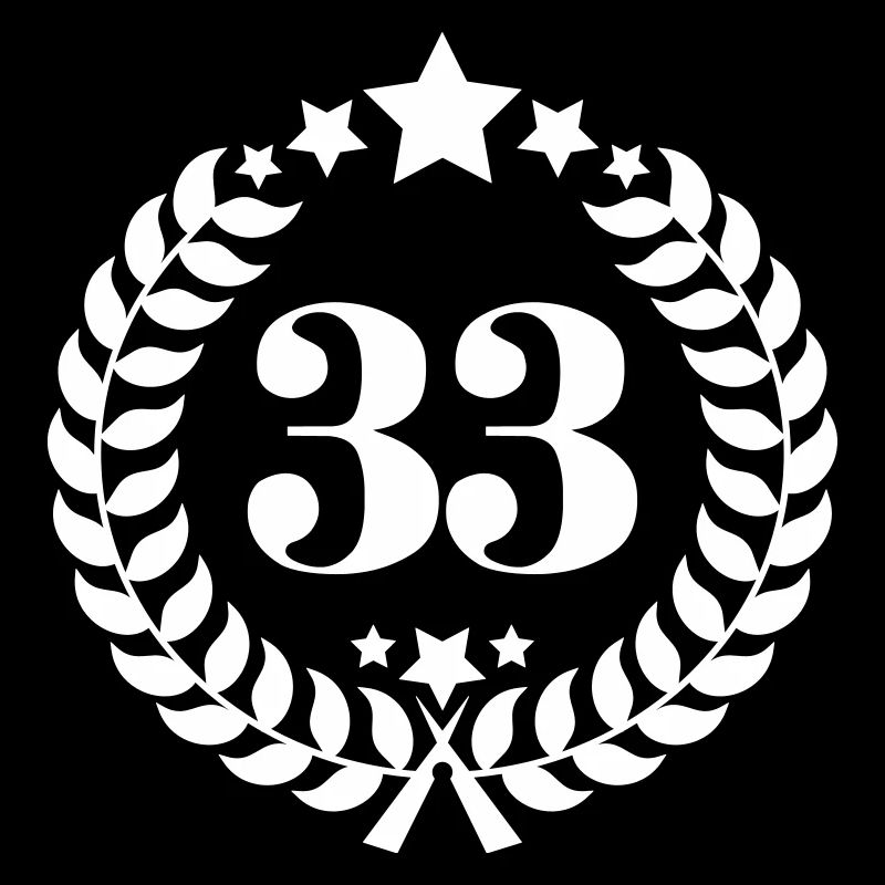 33ter numéro de bague d'anniversaire 33 ans