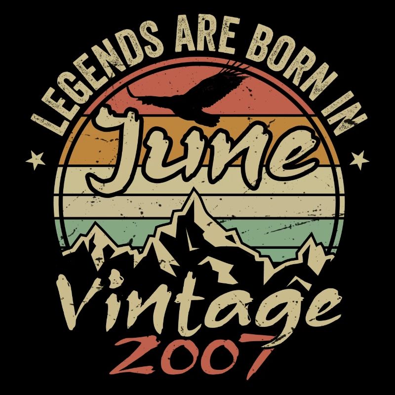 Geburtstag Juni 2007 geboren im Juni 2007 Retro 2007