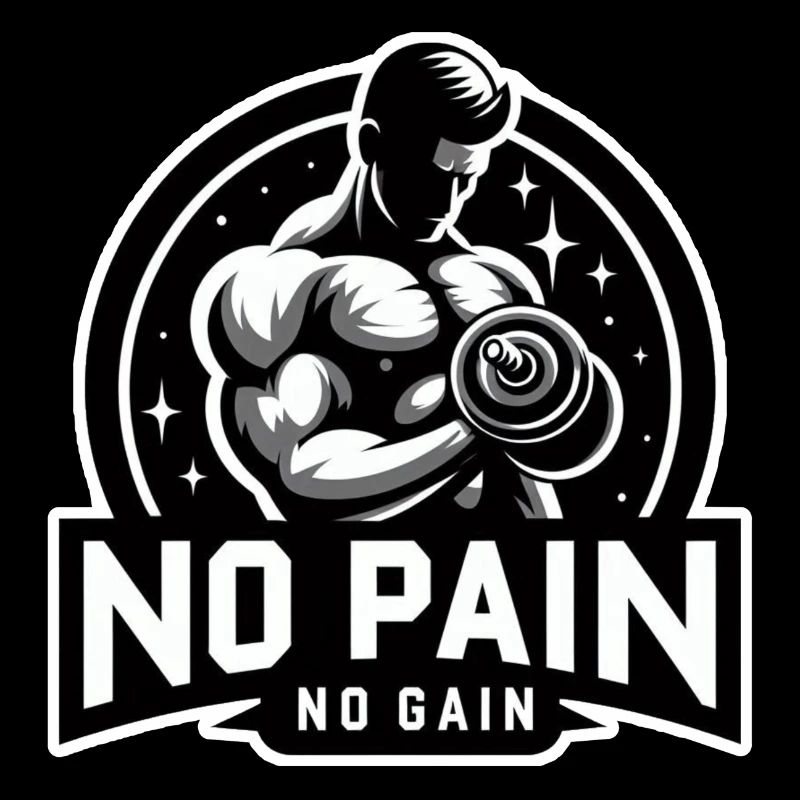 PAS DE DOULEUR - PAS DE GAİN - FORME PHYSIQUE - MOTIVATION - DEVISE