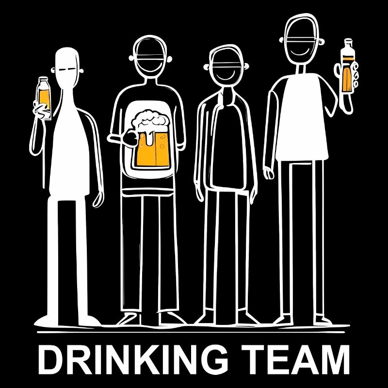Drinking Team Drinking Drunk Drinking Crew Men's Day
