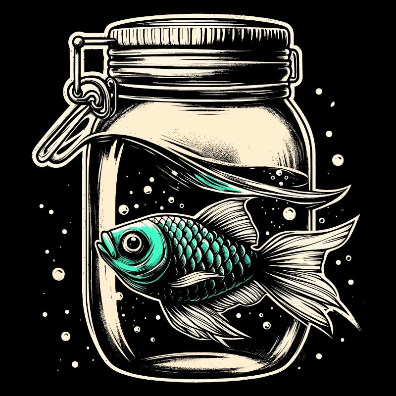 Poisson dans un bocal