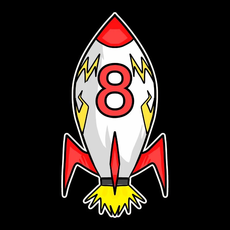 Rocket Boy 8th Birthday