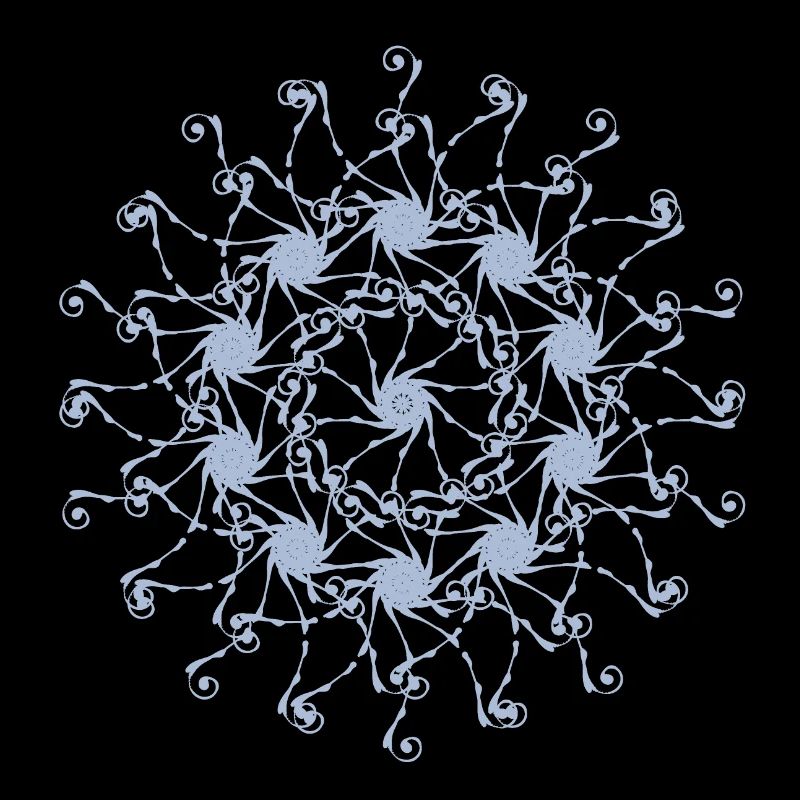 Mandala | Random patterns rotated