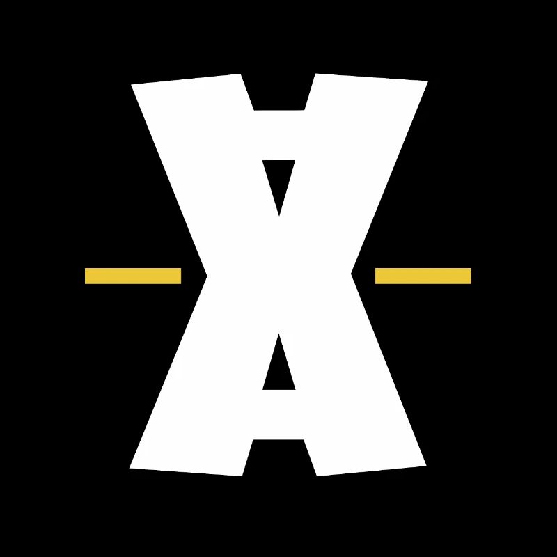 Double X dash digital art