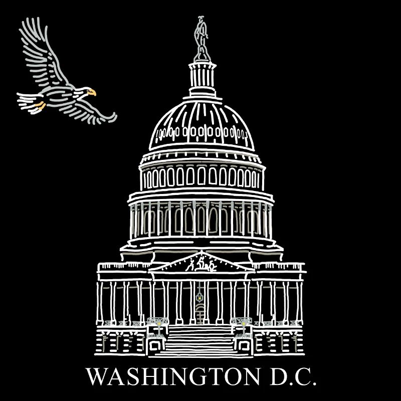 Washington D.C., Structure du Capitole, Pygargue à tête blanche