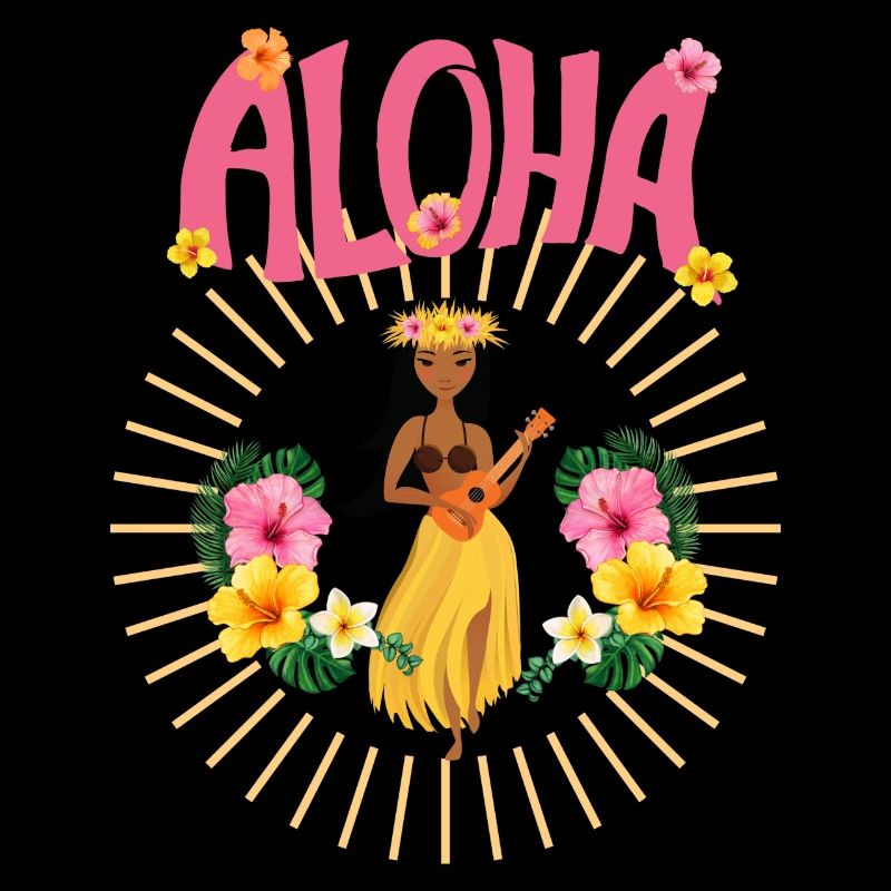 Aloha - Hawai - Pazifik - Urlaub - Blumenmädchen
