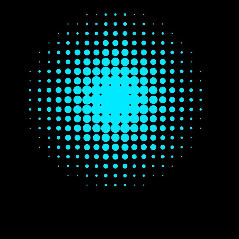 Abstract Blue-Gray Dot Patterns