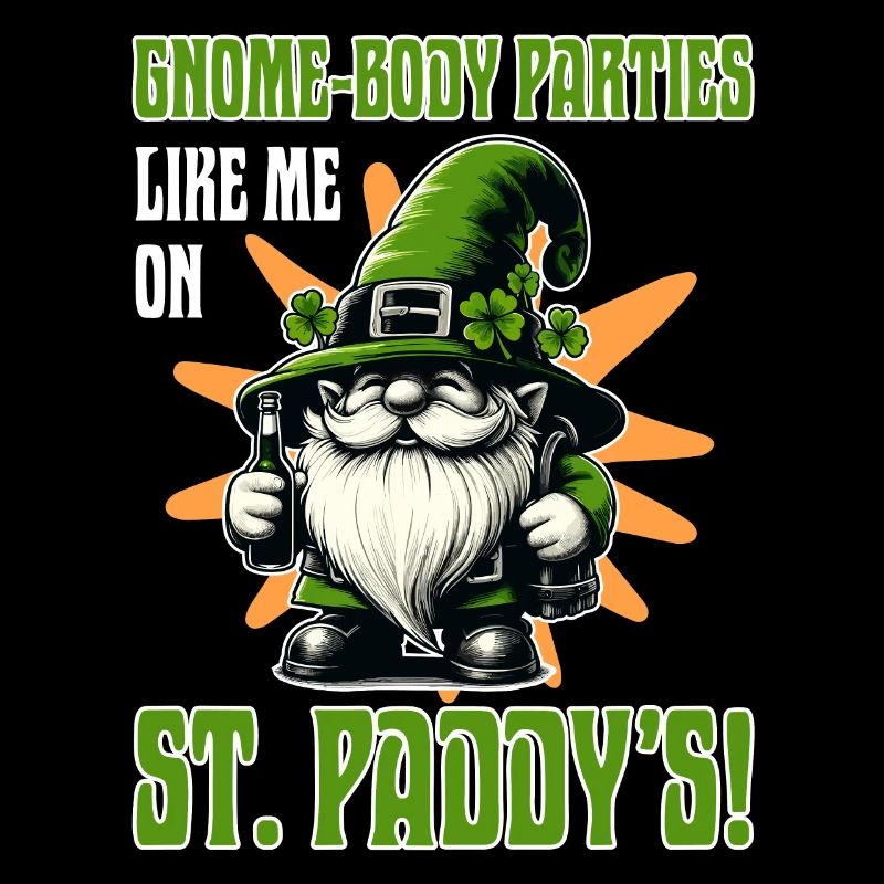 Drôle de gnome Conception de la Saint-Patrick