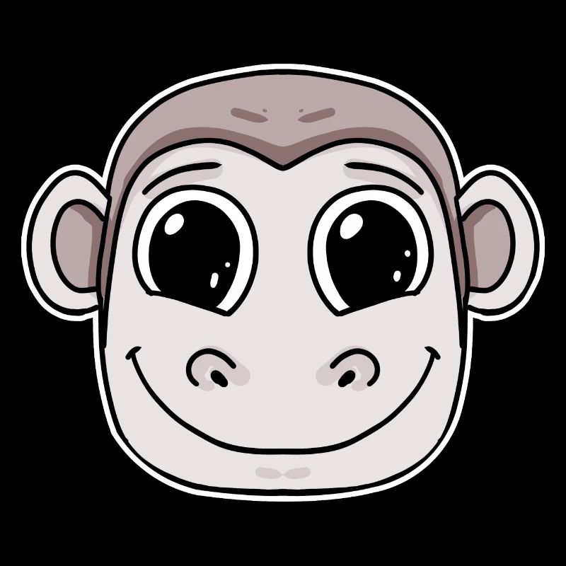 Animal à tête de singe