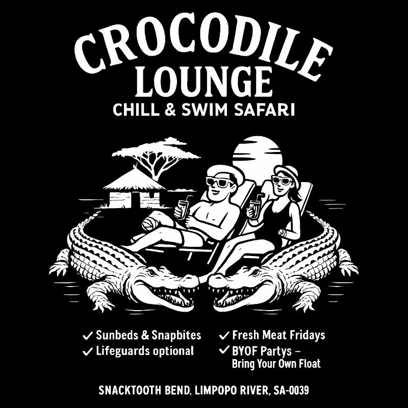 Crocodile Lounge – Détendez-vous à vos risques et périls