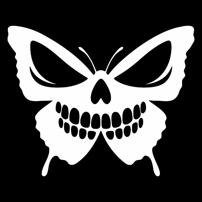 Conception complexe de crâne de papillon