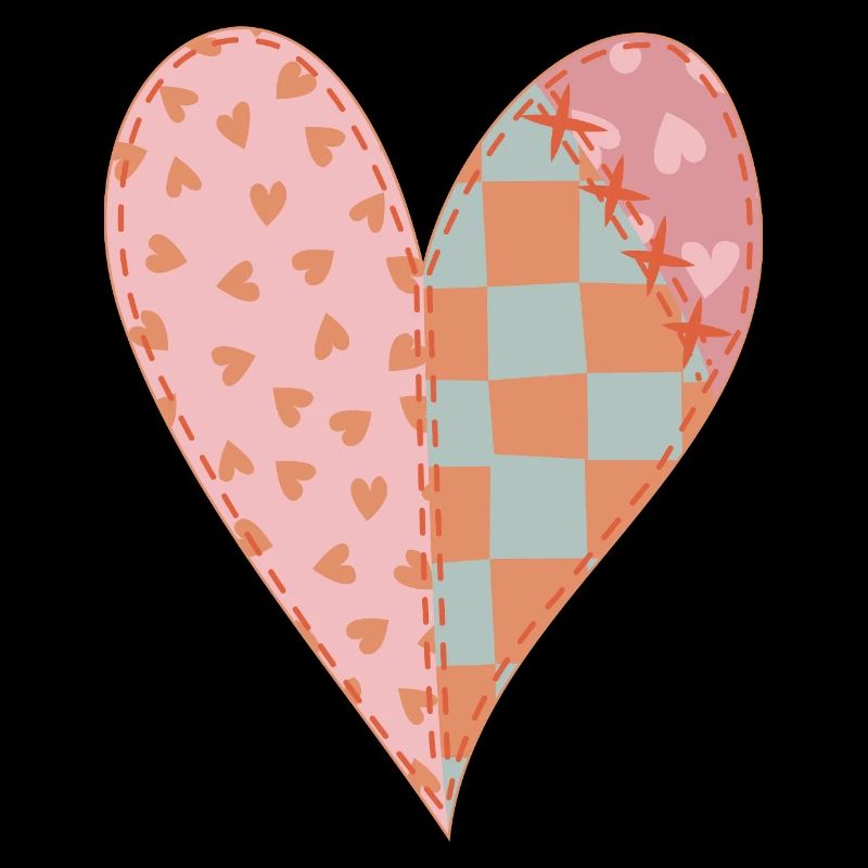 Patchwork Herz Nr. 2