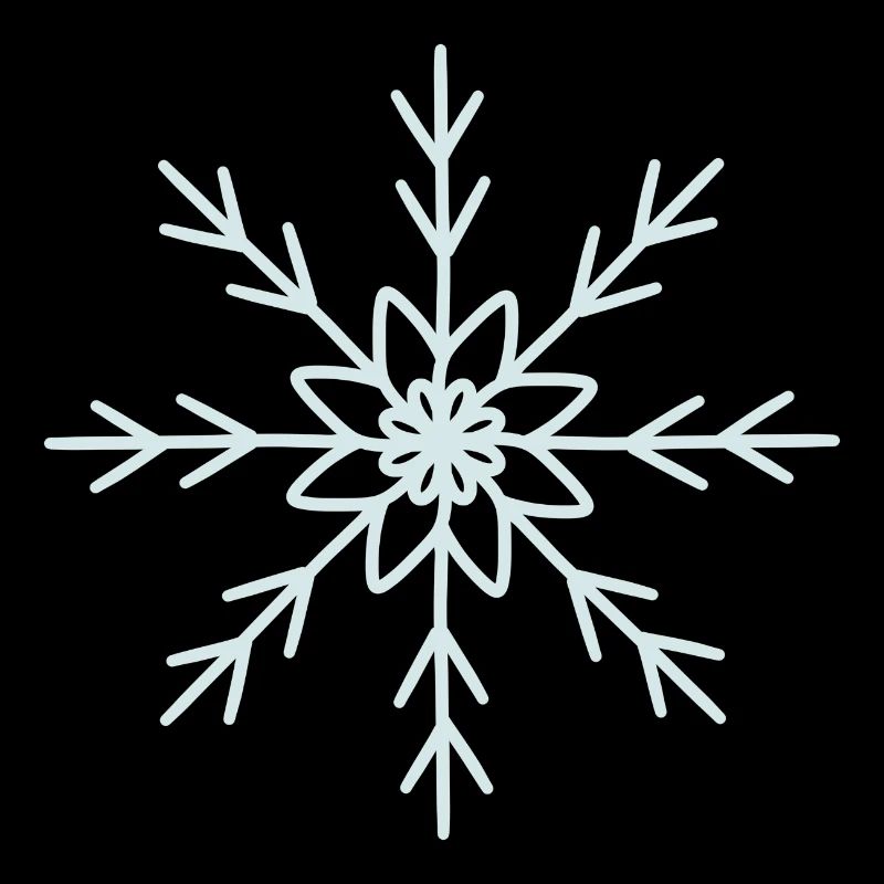 Conception élégante de motif de flocon de neige