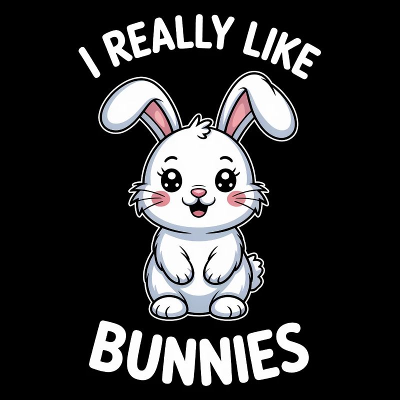 Bunny Saying Rabbit Funny Bunny Gift