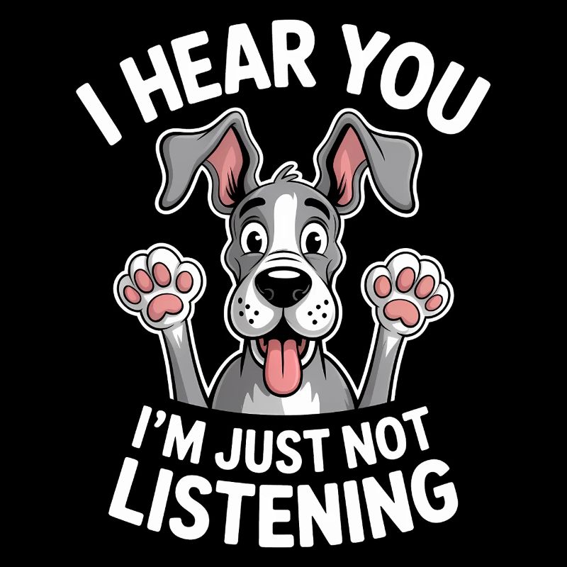 Great Dane Saying Funny Great Dane Gift
