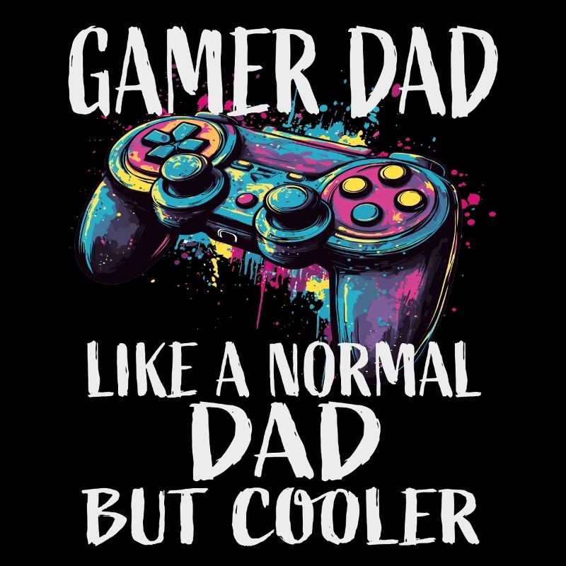 Gamer Dad Cooler Controller Splash