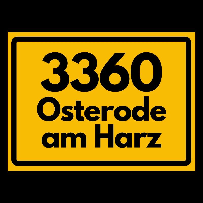 ANCIEN CODE POSTAL RETRO 3360 OSTERODE HARZ