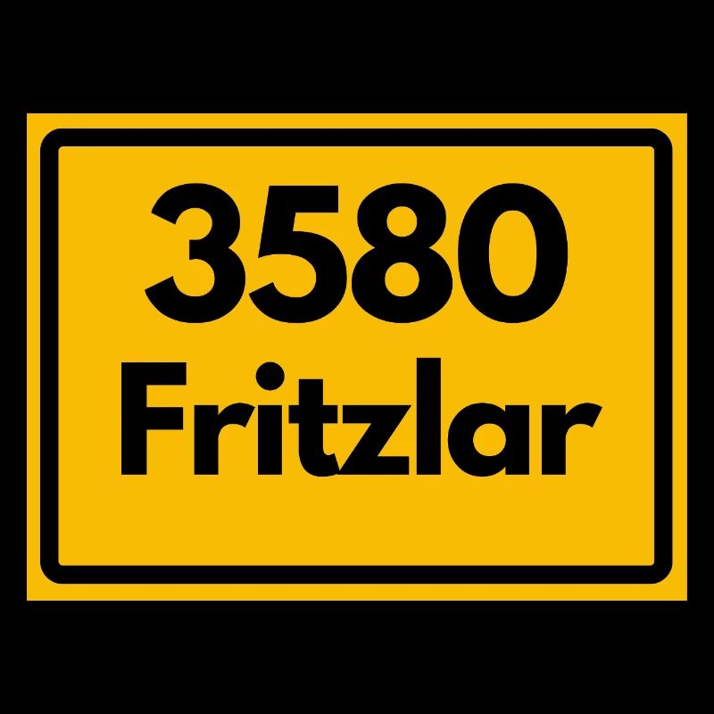 ANCIEN CODE POSTAL RETRO 3580 FRITZLAR DOMFACH