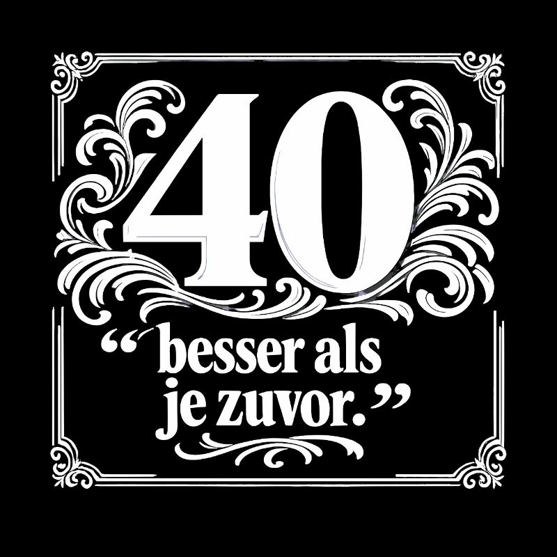 40 Better Than Ever – Ornate Frame