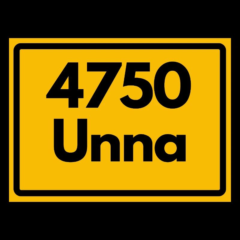 ANCIEN CODE POSTAL RÉTRO 4750 UNNA