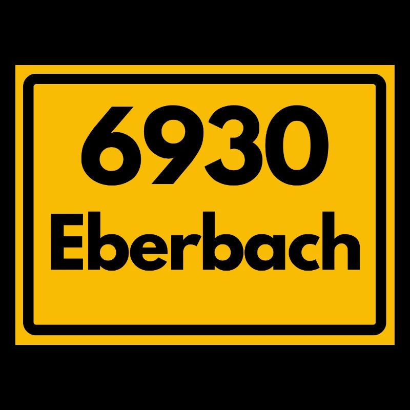 OLD POSTCODE POSTCODE RETRO 6930 EBERBACH HEIMAT