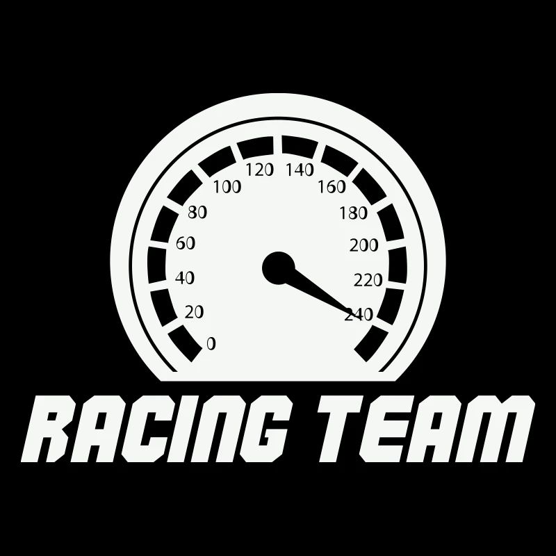 Rennteam Tachometer Emblem
