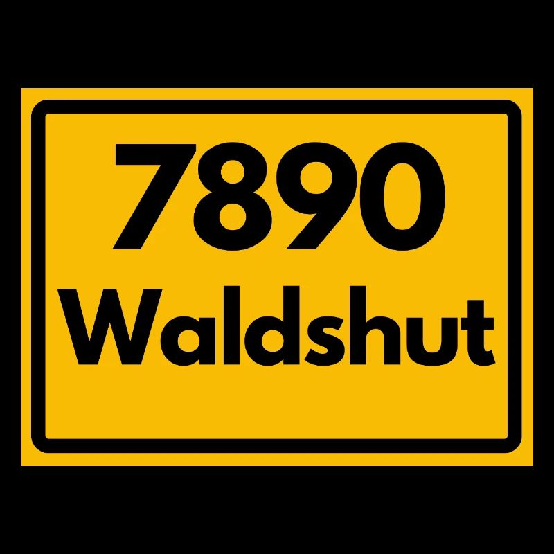 OLD POSTCODE POSTCODE RETRO 7890 WALDSHUT HEIMAT