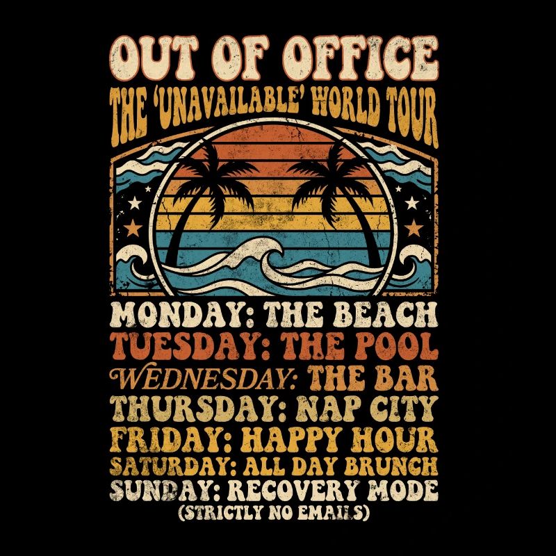 Holiday break beach time weekly schedule