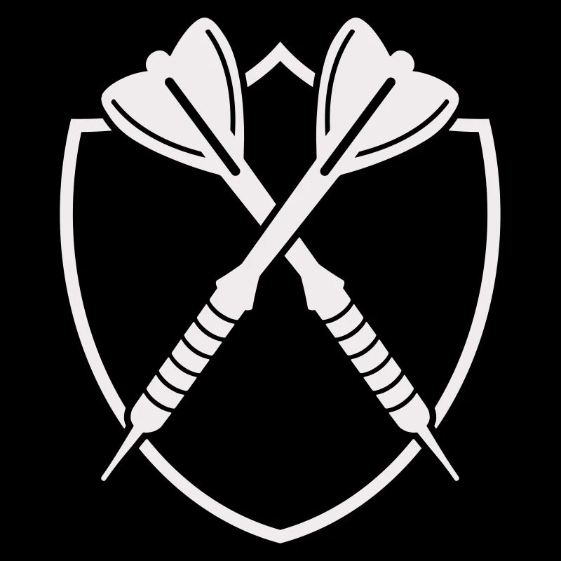 Croix de Bouclier de Fléchettes – Symbole de Précision