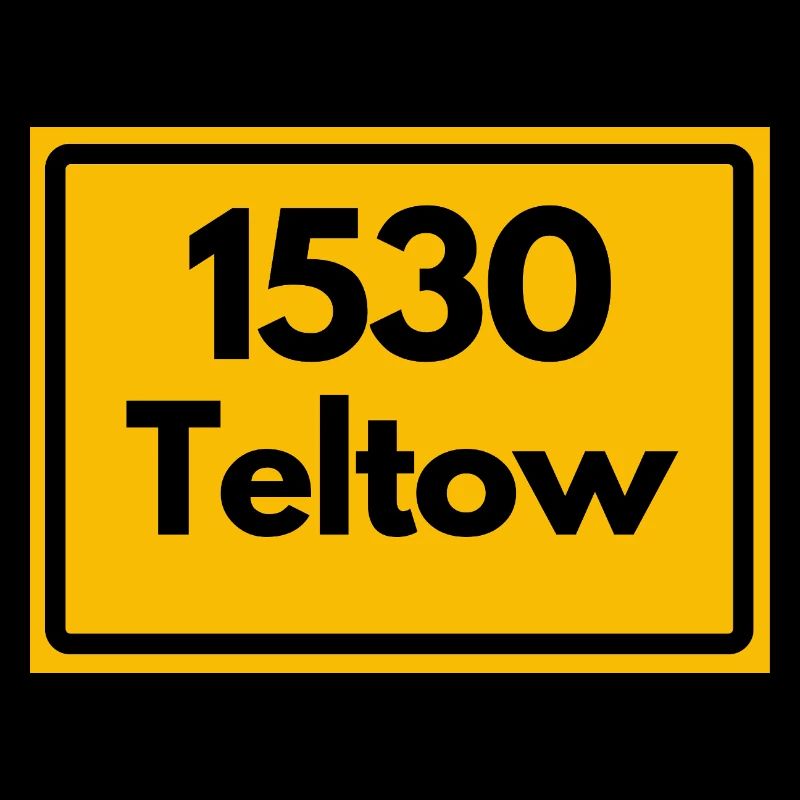 ANCIEN CODE POSTAL RÉTRO 1530 TELTOW HEIMAT