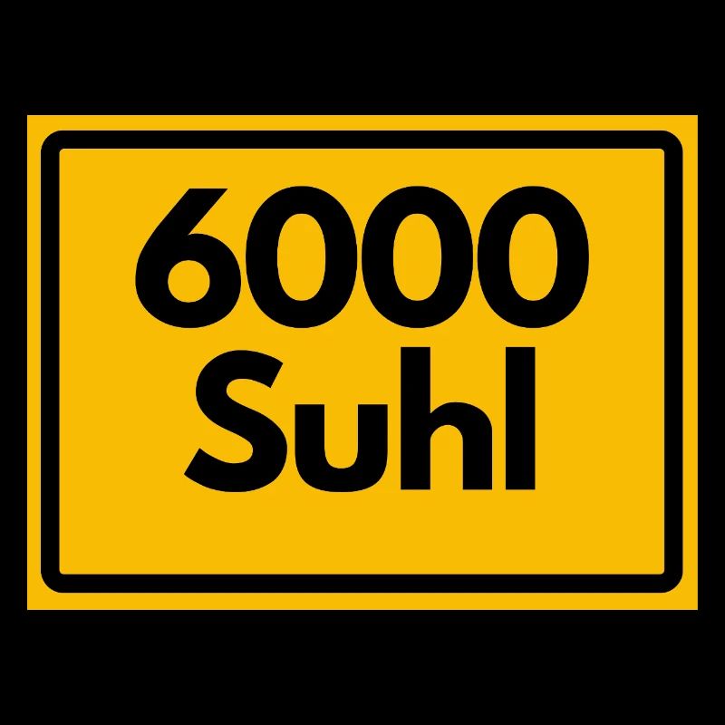 OLD POSTCODE 6000 SUHL HEIMATSTOLZ ORIGINAL