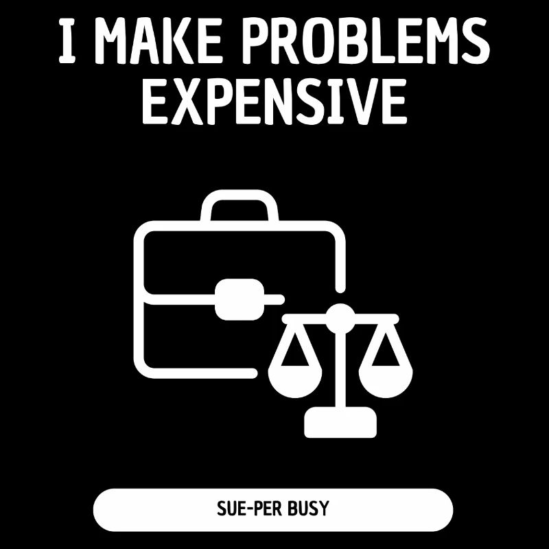 I Make Problems Expensive – Lawyer Humor