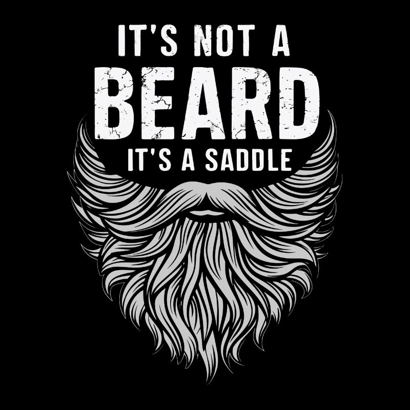It's not a beard, it's a saddle