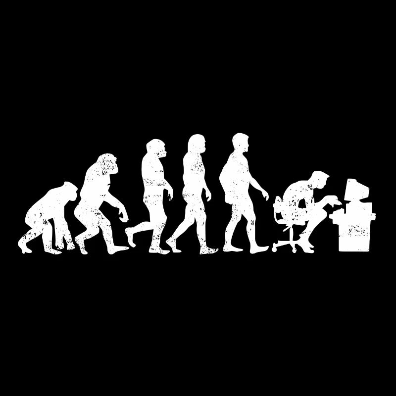 évolution des programmeurs codeur cadeau informatique