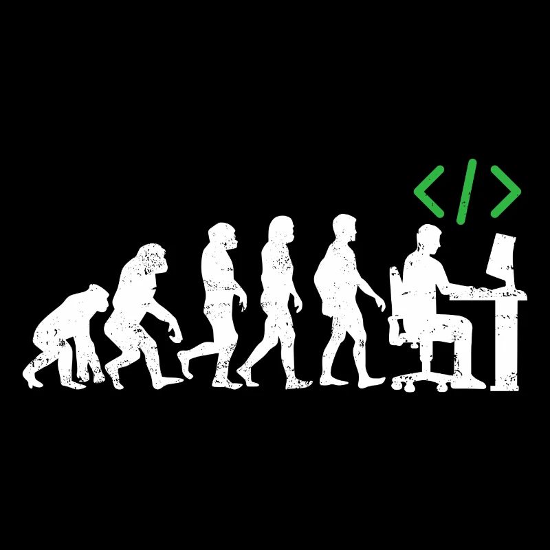 Programmierer Evolution geschenk coder java c++