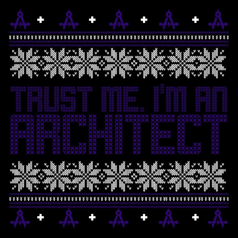 Architecte laid noël pull, professions zirkel