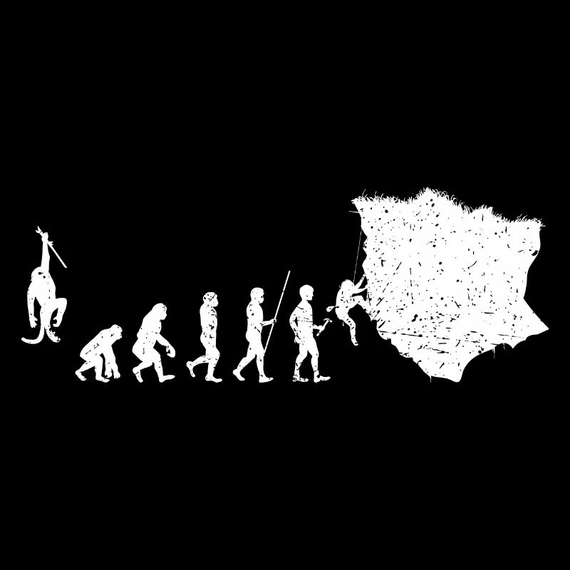 Silhouette de l’évolution à l’aventure