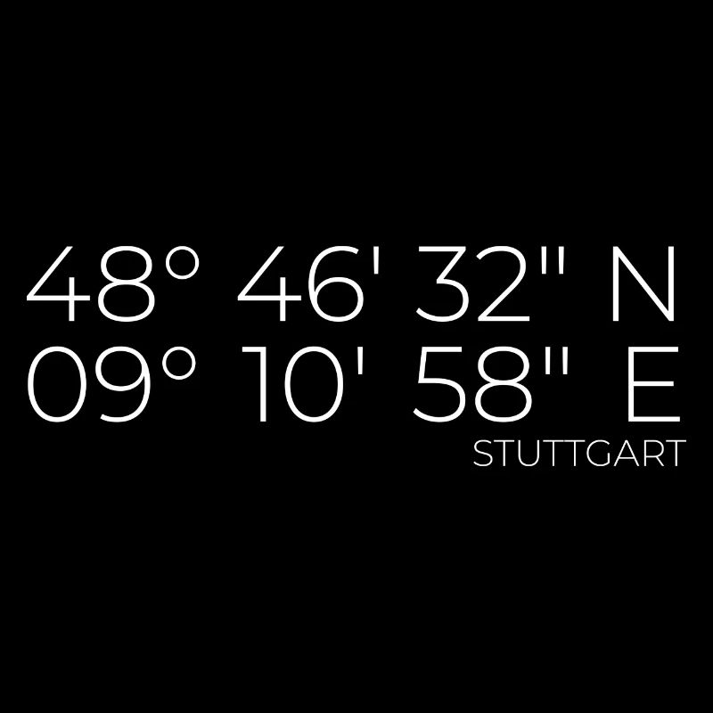 coordinates Stuttgart