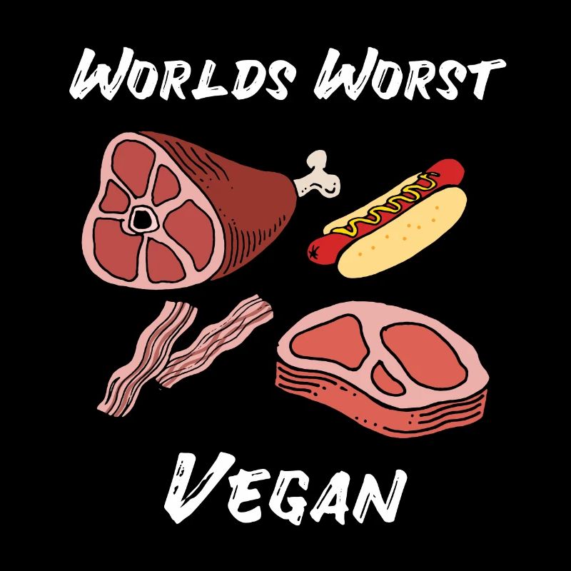 Anti Vegan Fleischfresser Fleisch Filet Geschenk