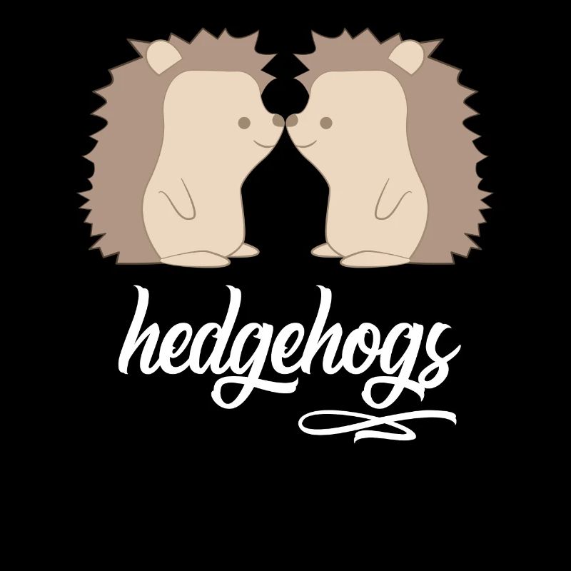 Hérisson - Hérisson amoureux - Hérisson fan - Hedgie - Mignon