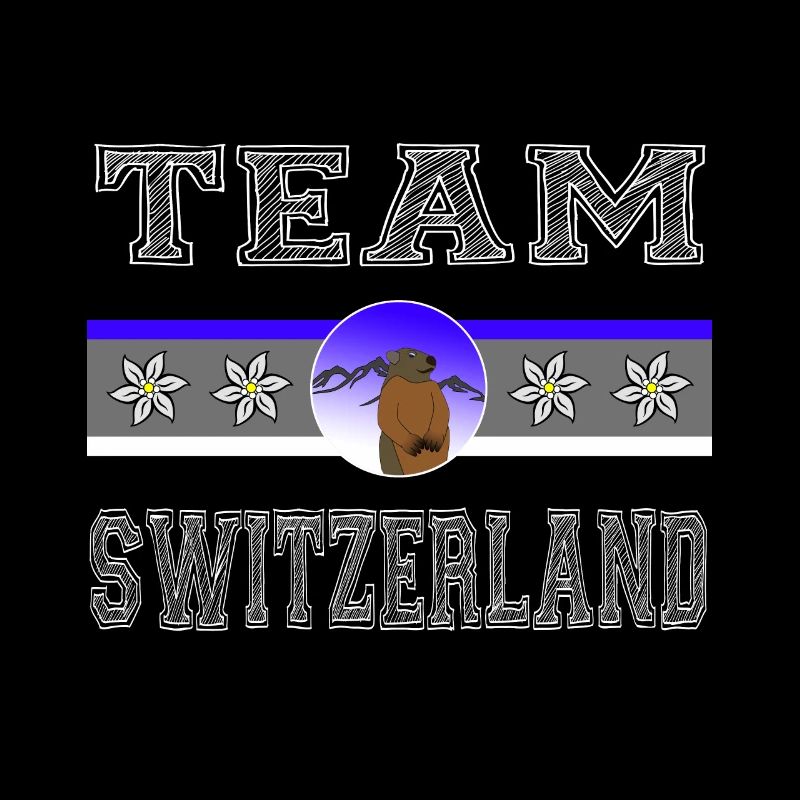 Schweiz Schweizer Murmeltier Edelweiss Geschenk