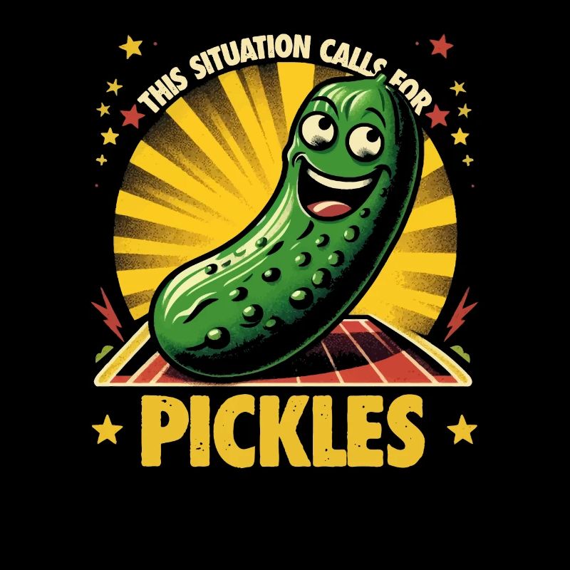 Cette situation nécessite des cornichons - Cadeau de concombre