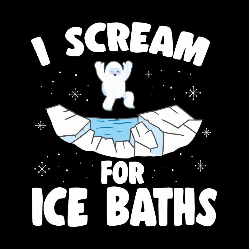 Ice Water I Scream For Ice Baths Gift Idea