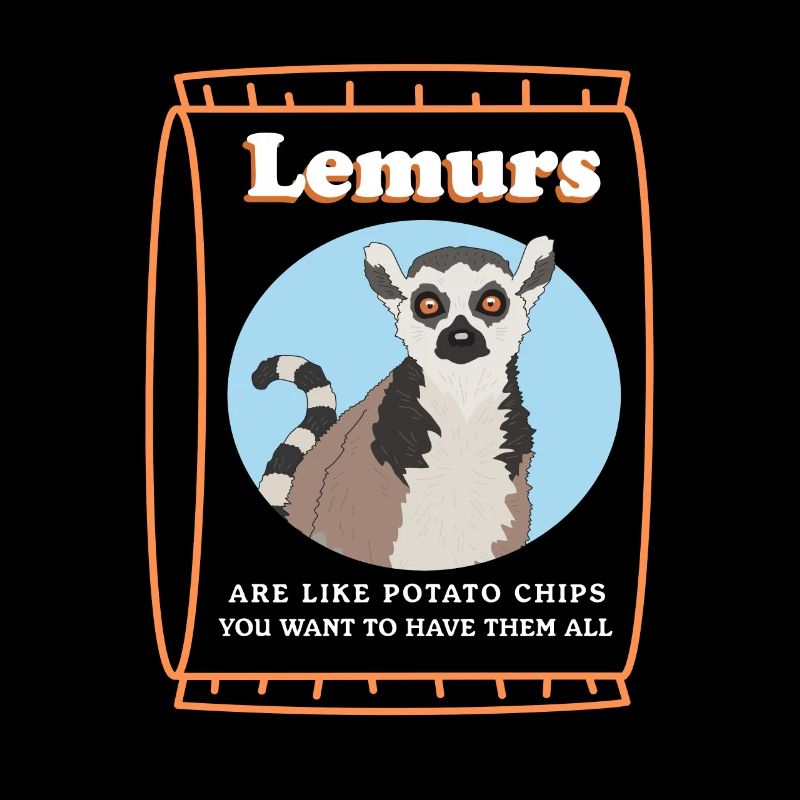 Lemuren Katta Lemure Ringelschwanz Lemur Geschenk