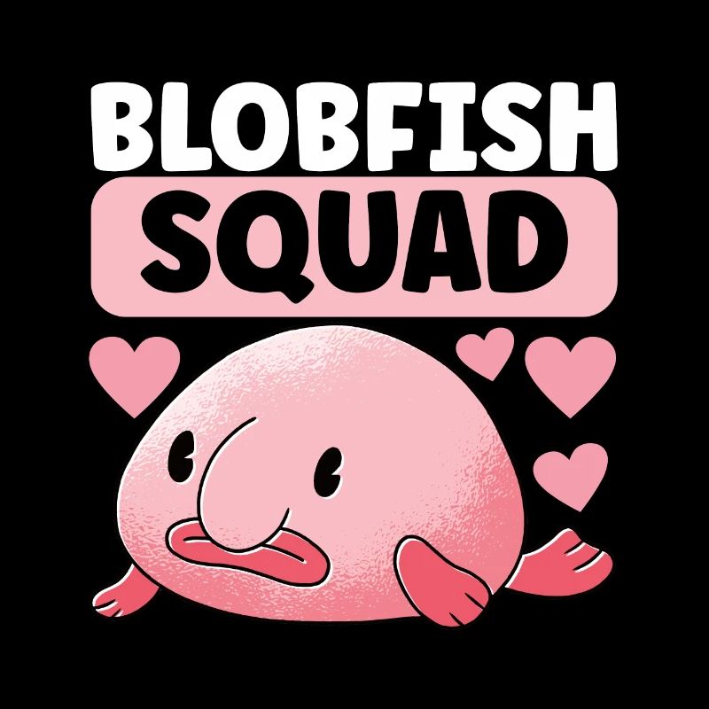 Cute Blob Fish Ugly Fish