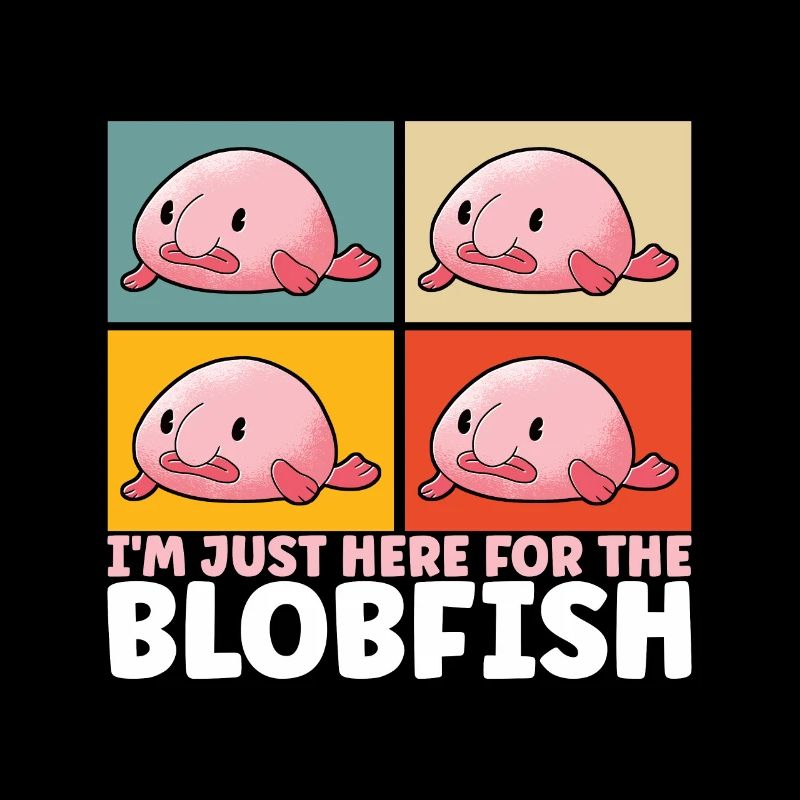 Cute Blob Fish Ugly Fish